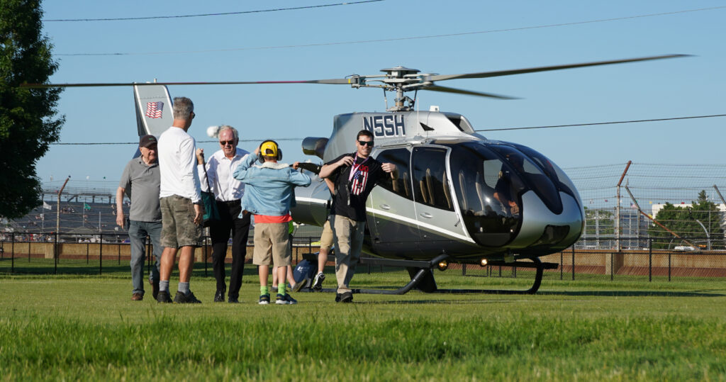 Sweet Helicopters at the Indy 500