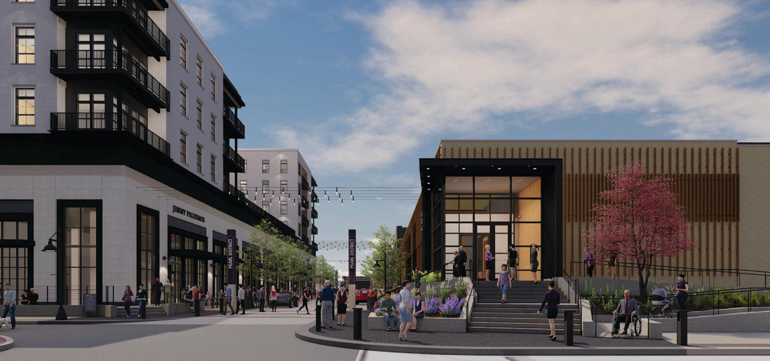 Renderings of the pearl surack enterprises